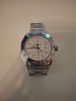 Orologio Sector Race GMT Uomo Argento Bianco