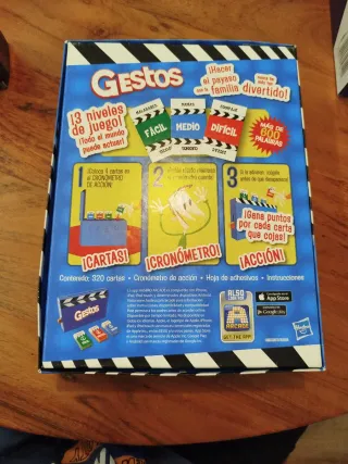 Juego de mesa Gestos
