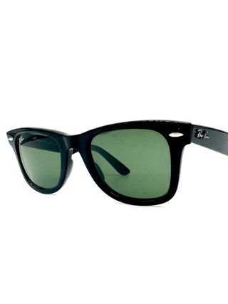 Ray-Ban Wayfarer RB2140 901 Made in Italy occhiali da sole neri originali