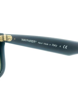 Ray-Ban Wayfarer RB2140 901 Made in Italy occhiali da sole neri originali
