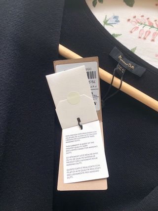 Chaqueta Massimo Dutti negra nueva