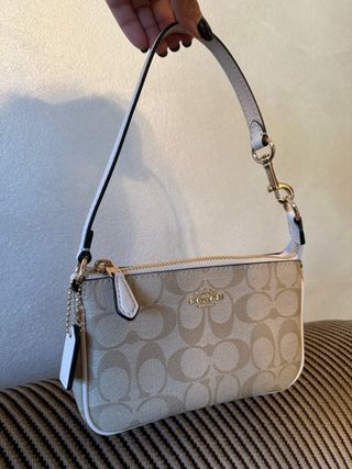 Borsa Coach Beige e Bianca