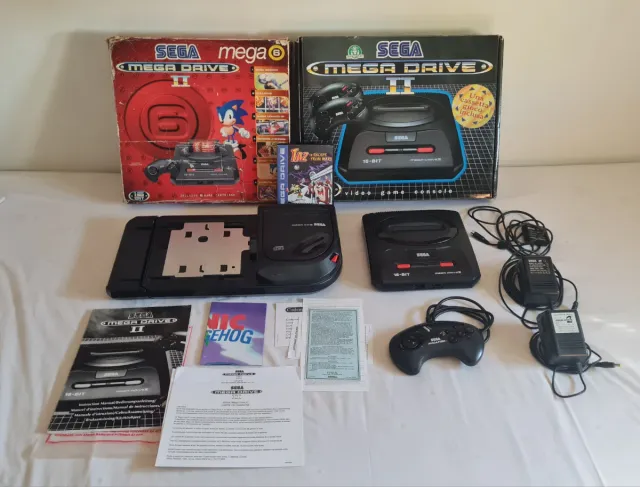 Consolas Sega Mega Drive II + Mega-CD II