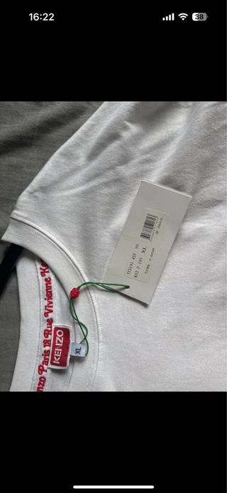 Camiseta Kenzo Paris Blanca