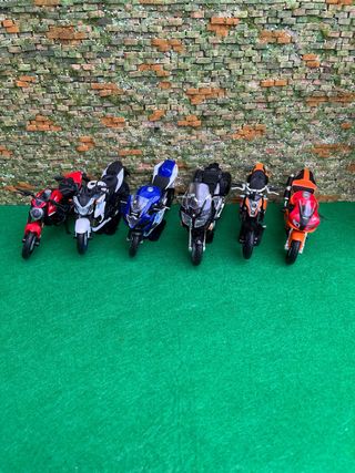 Lote 6 motos escala 1:18 - Maisto/NewRay