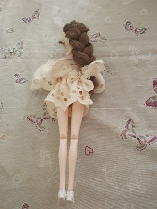 Bambola con cagnolino in feltro