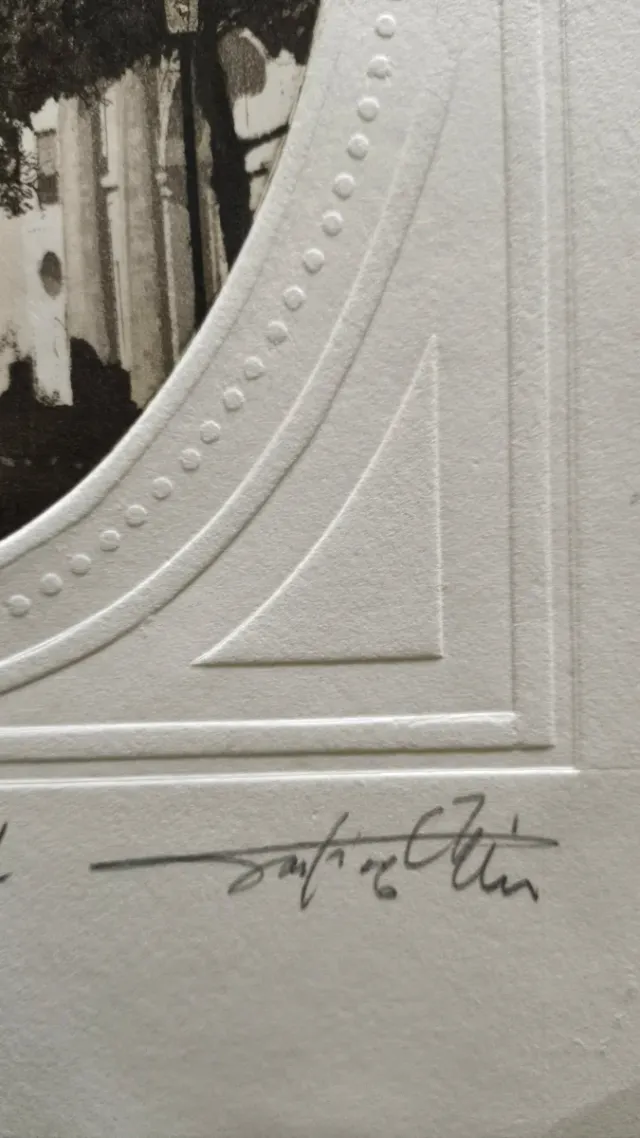 Grabado Plaza de la Universidad