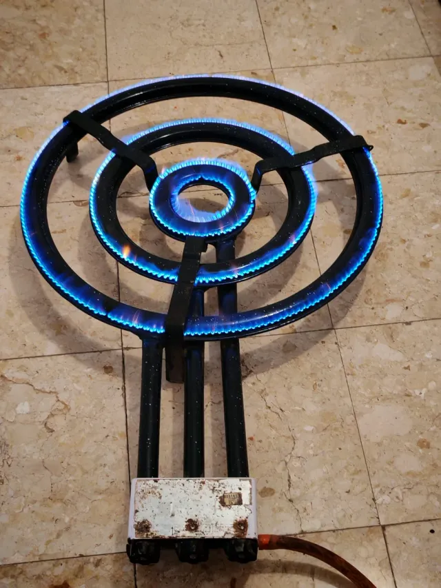 Paellero Gas Butano Negro