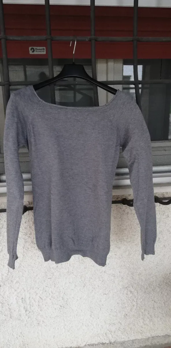 Maglione donna grigio