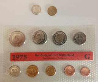 Monedas Alemanas Marcos 1975