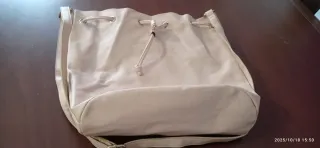 Bolso rosa tipo saco