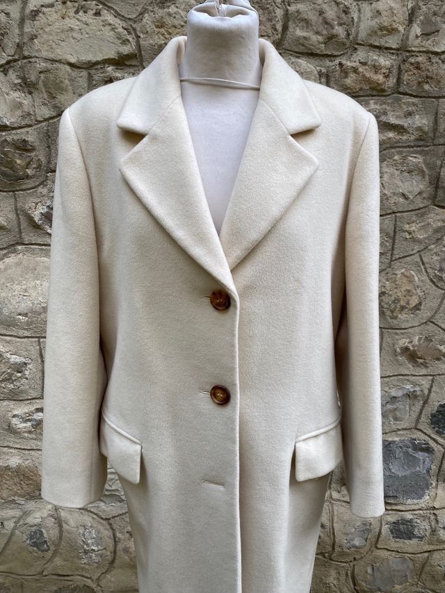 Cappotto sartoriale bianco