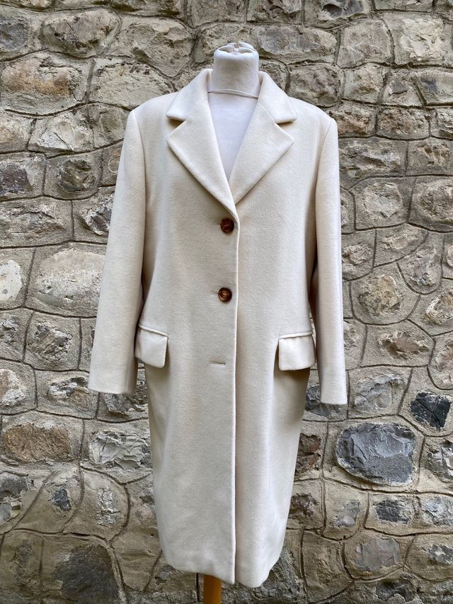 Cappotto sartoriale bianco