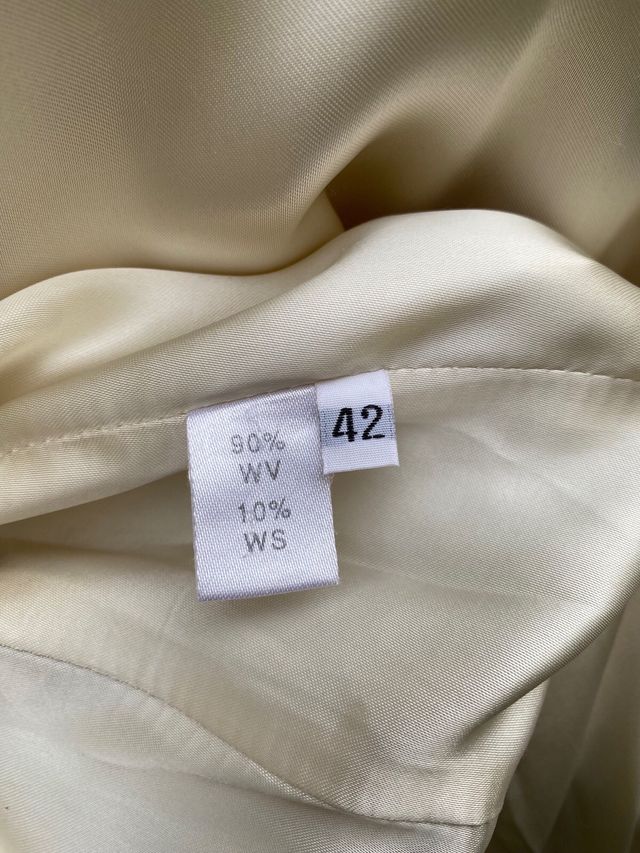 Cappotto sartoriale bianco