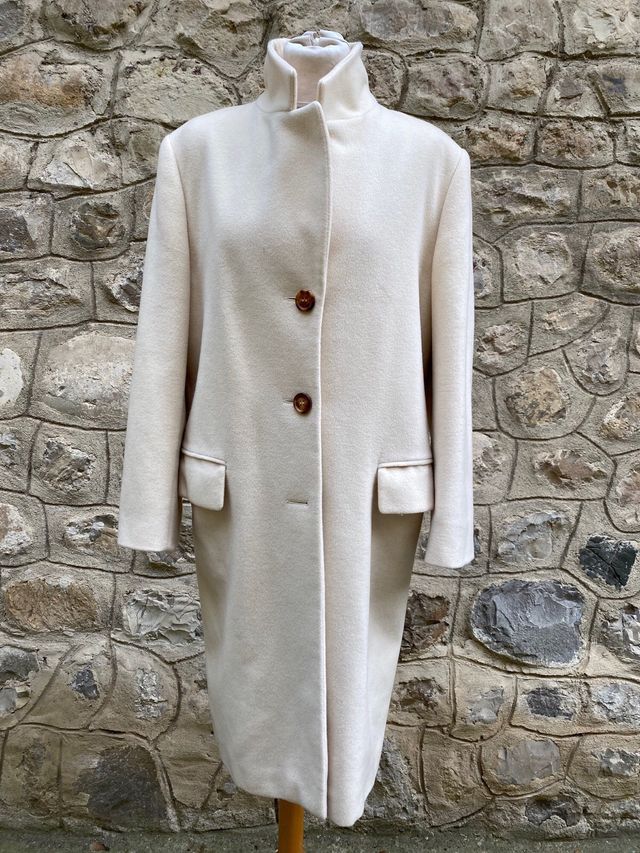 Cappotto sartoriale bianco