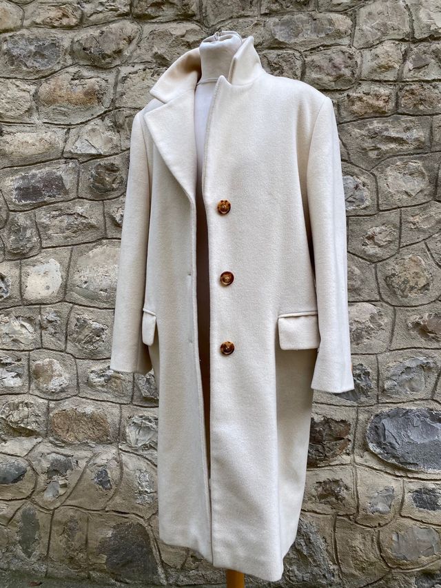 Cappotto sartoriale bianco