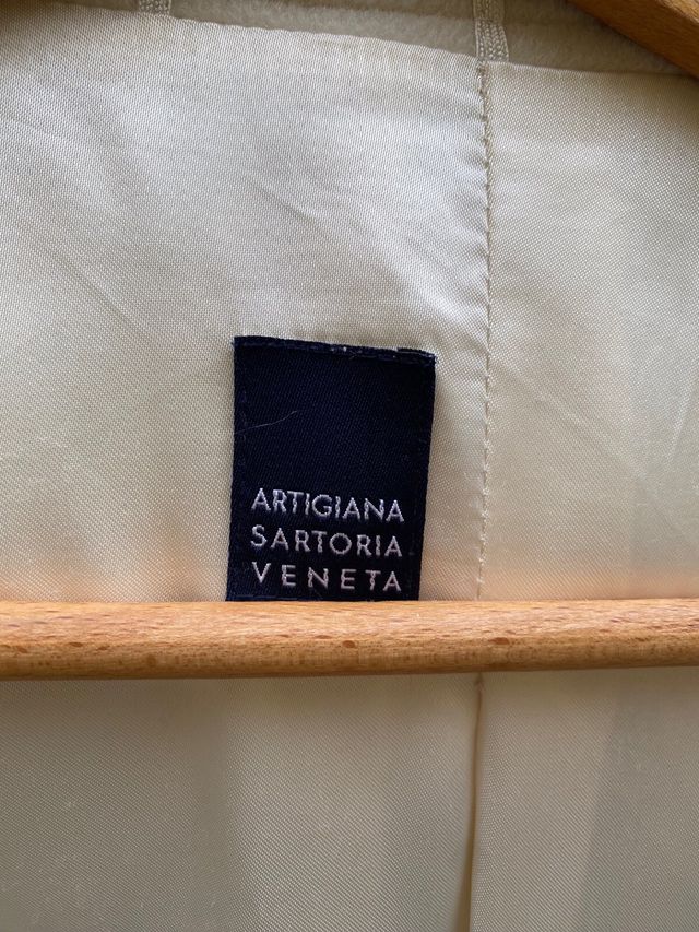 Cappotto sartoriale bianco