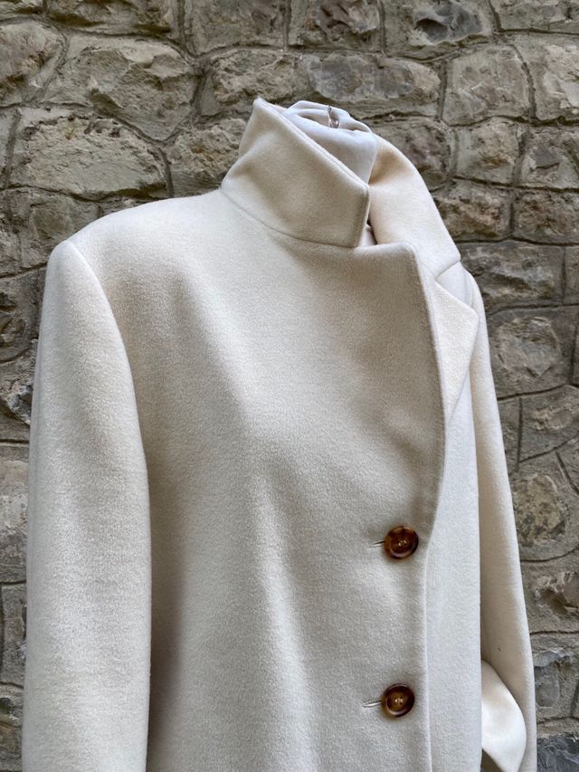 Cappotto sartoriale bianco
