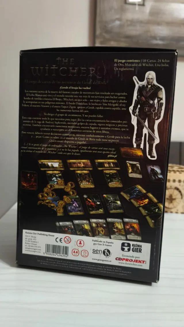 The Witcher Juego de Cartas de aventuras de Geralt