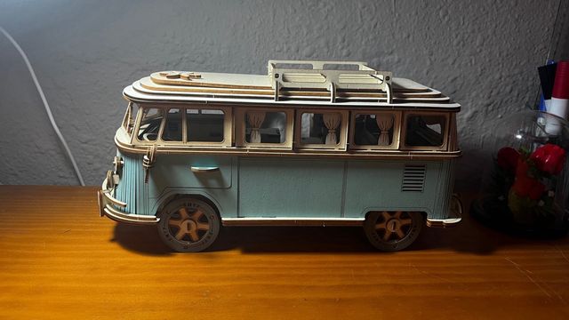 Maqueta Autocaravana Madera