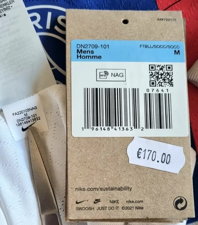 PSG 22/23. Talla M. NEYMAR VERSION JUGADOR. NUEVA