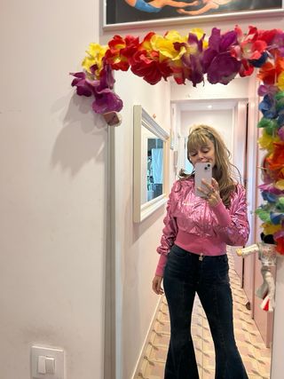 Chaqueta Ellesse rosa brillante 