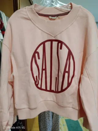 Sudadera Salsa Rosa Talla M