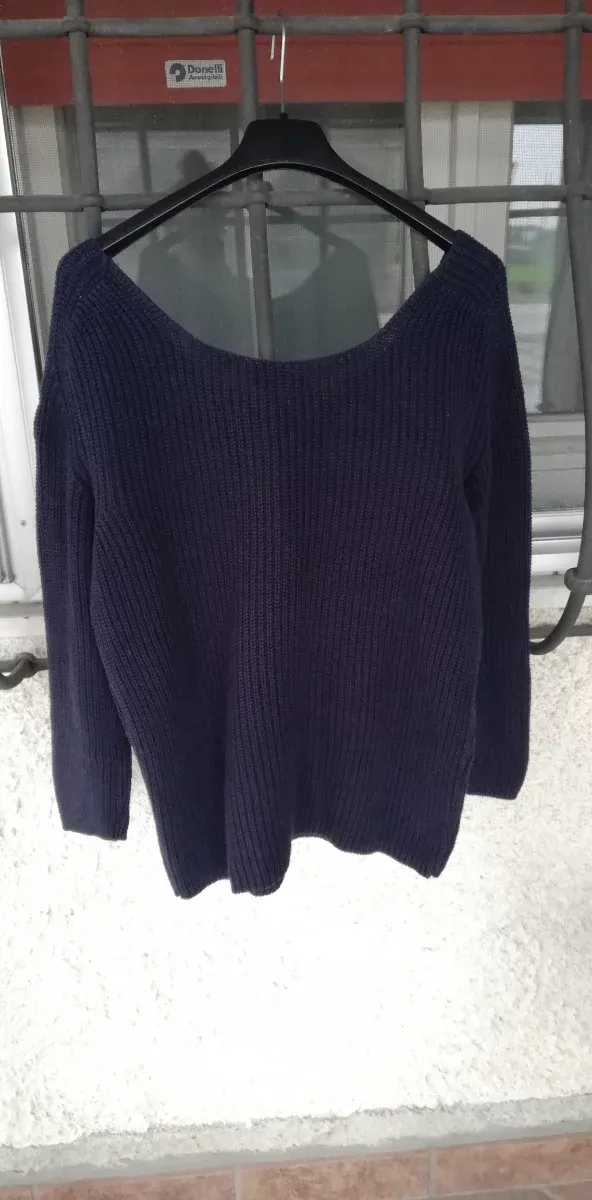 Maglione donna Polo Ralph Lauren blu taglia M