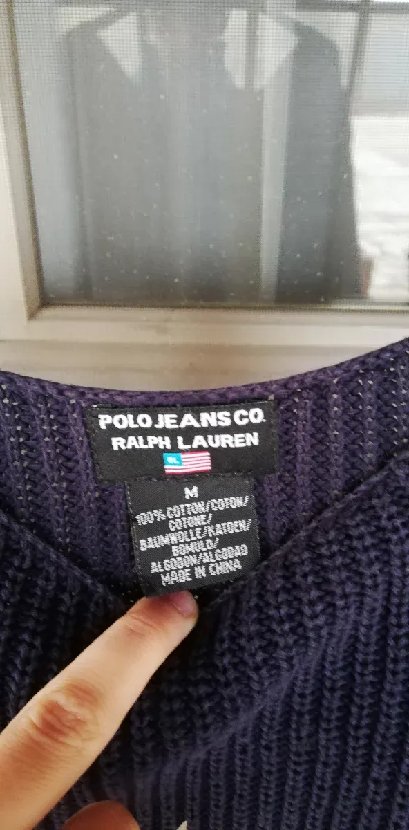 Maglione donna Polo Ralph Lauren blu taglia M