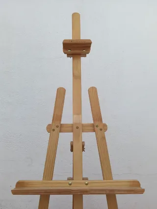 Caballete de madera para pintar