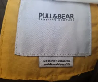 Anorak Pull&Bear mostaza talla M