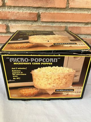 Palomitero Microondas Micro-Popcorn NUEVO