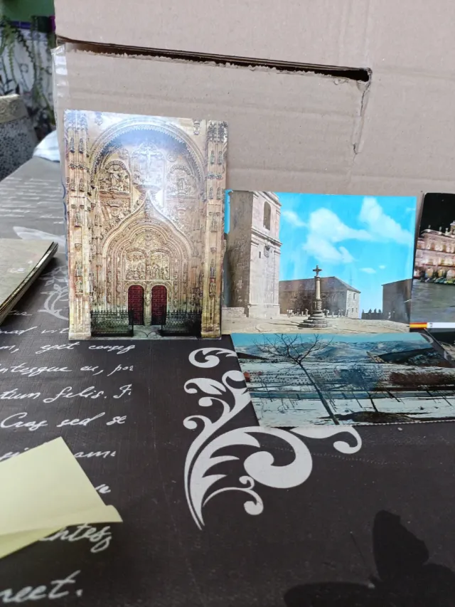 6 vecchie cartoline di Salamanca degli anni '60/'70