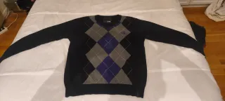 Jersey Jack & Jones Rombo Negro Gris Morado