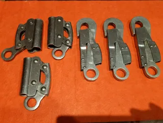 Bloqueador descensor para escalada