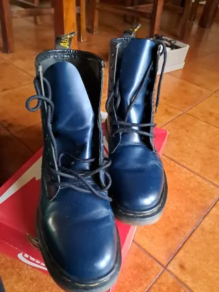 Tronchetti Dr. Martens Blu Originali Vintage