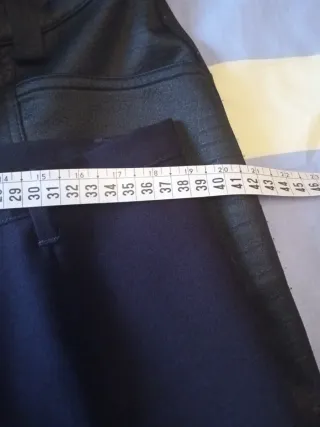 Lote 2 pantalones vestir mujer, Benetton y Tex