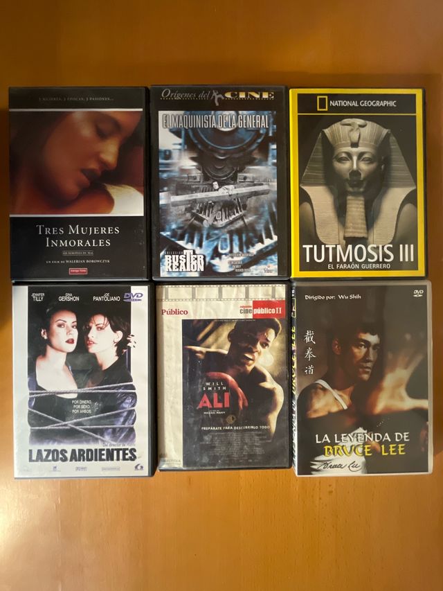 Lote 6 Películas DVD (Español)