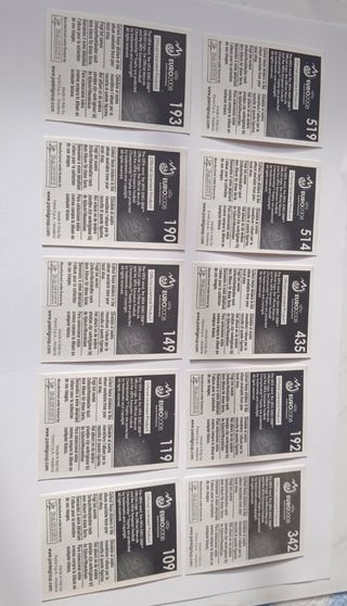 Cromos Panini Euro 2008.