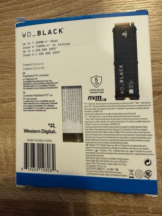 WD BLACK SN850P 2TB SSD M.2 NVMe PCIe Gen4