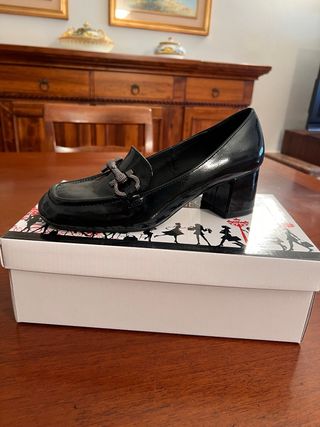 Scarpe Lora Ferres donna nere tacco