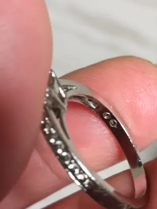 Anillo Swarovski Plata