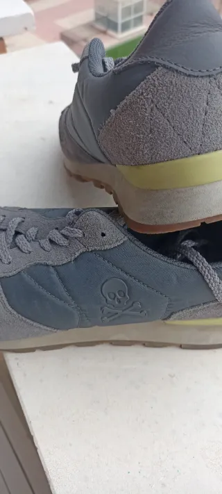 Zapatillas Scalpers Talla 43 Gris/Verde