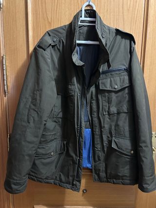 Cazadora Emilio Tucci verde oliva talla 60 