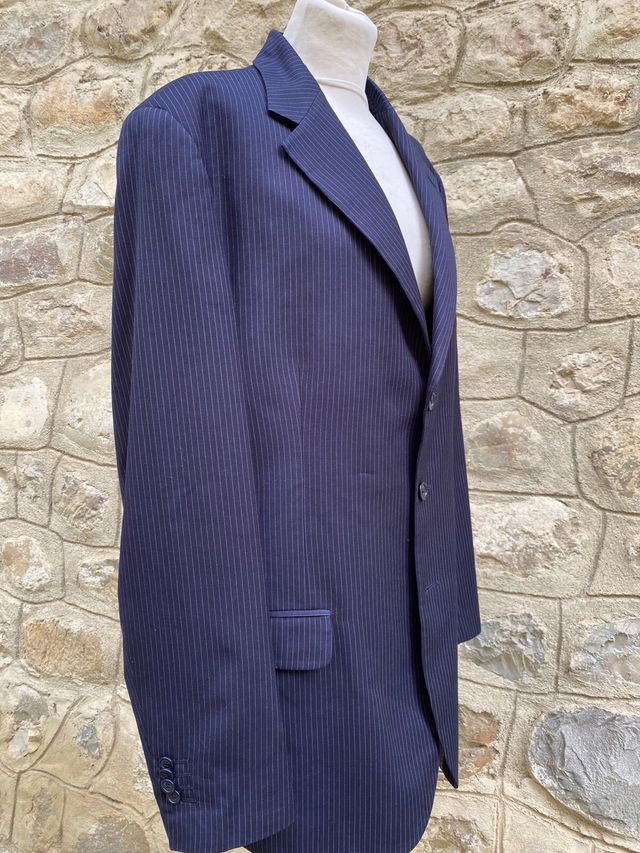 Completo Abito Uomo Blu Righe