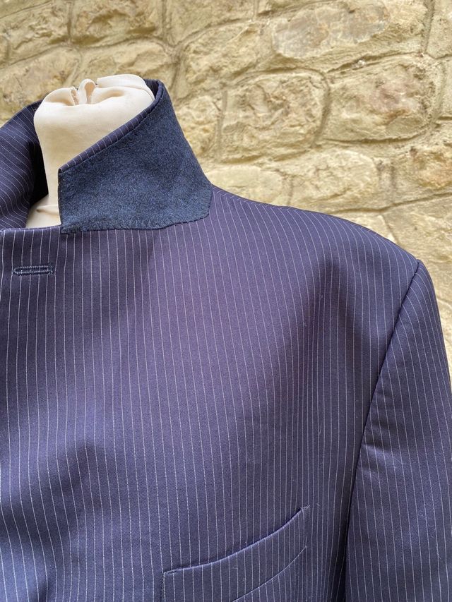 Completo Abito Uomo Blu Righe