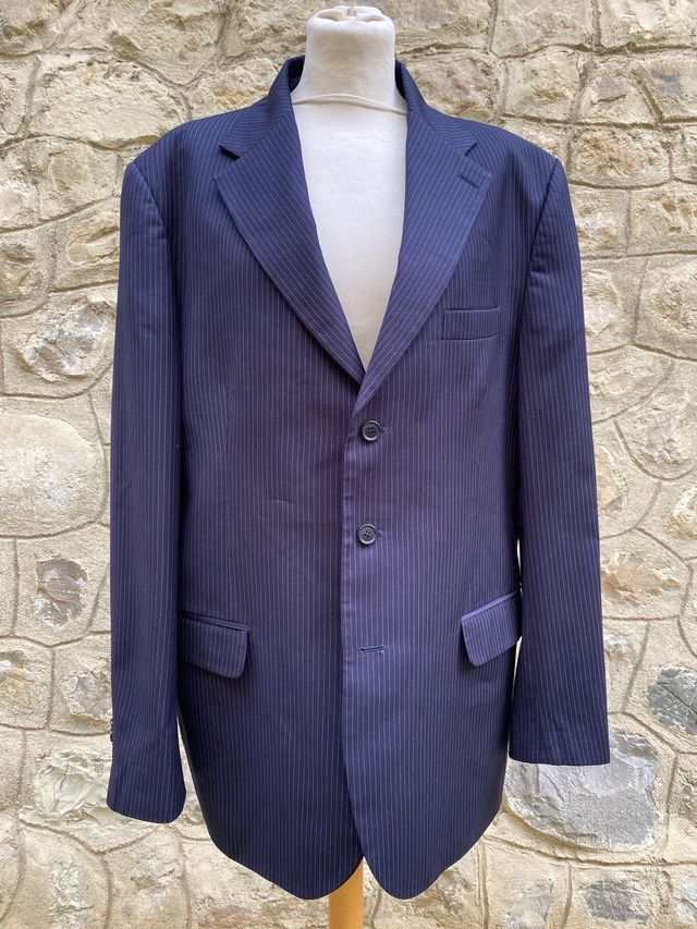 Completo Abito Uomo Blu Righe