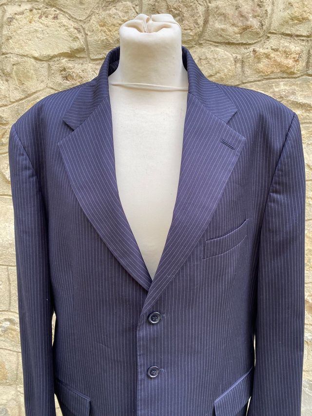 Completo Abito Uomo Blu Righe