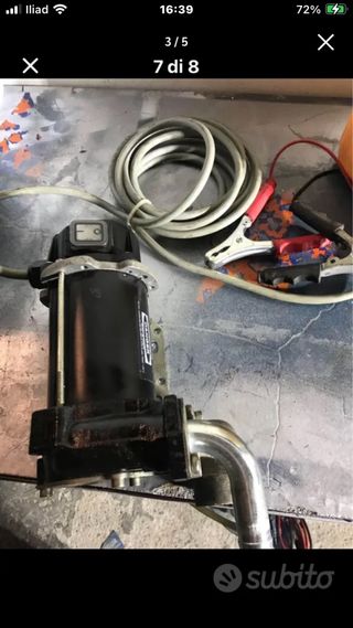 Pompa Piusi elettrica 12V manichetta e conta litri