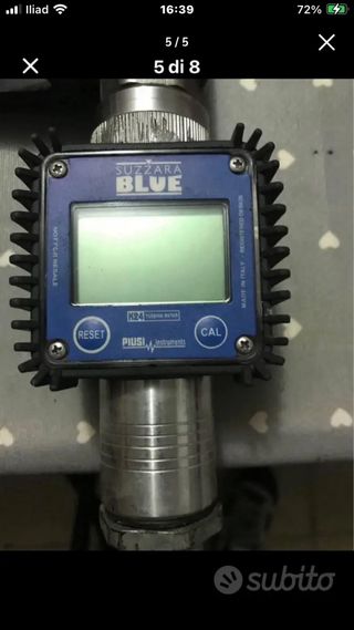 Pompa Piusi elettrica 12V manichetta e conta litri